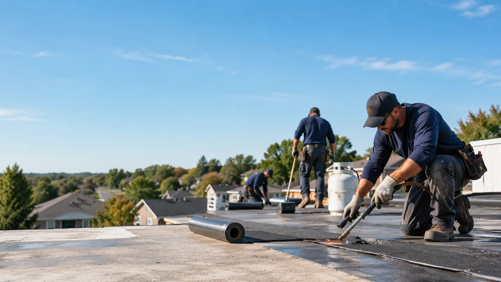 Flat Roof Leak Repair providers in Joy, IL
